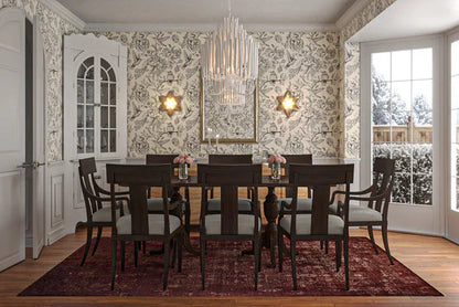 5/6-Light Modern Branch Modeling Chandelier in White or Black for Stylish Interiors