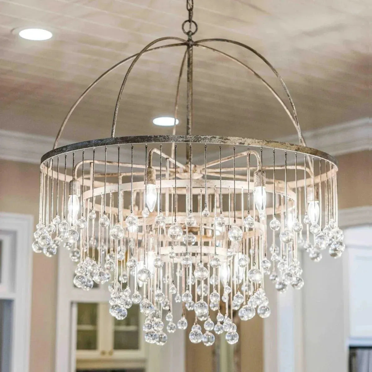 Aubrey Round Chandelier - Arialamps