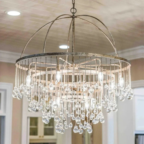 Aubrey Round Chandelier - Arialamps