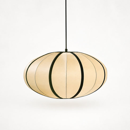 Japandi Fabric Lantern Pendant Light Bed Room & Living Room