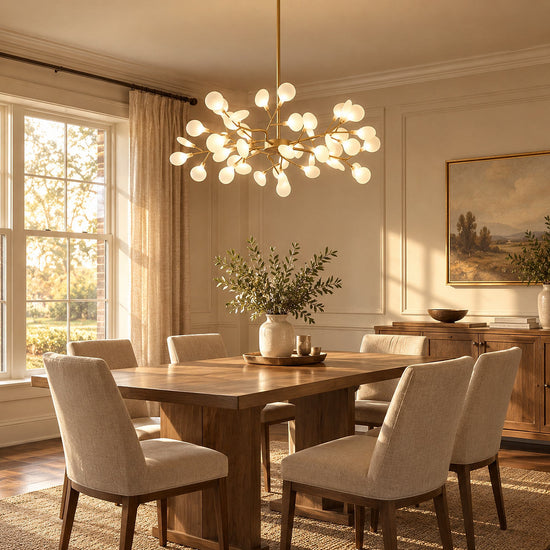 Firefly Starburst Glass Sputnik Chandelier