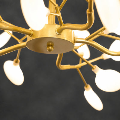 Firefly Starburst Glass Sputnik Chandelier