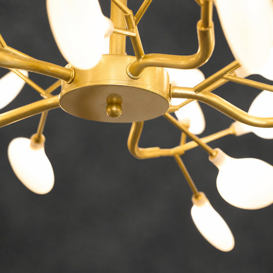 Firefly Starburst Glass Sputnik Chandelier