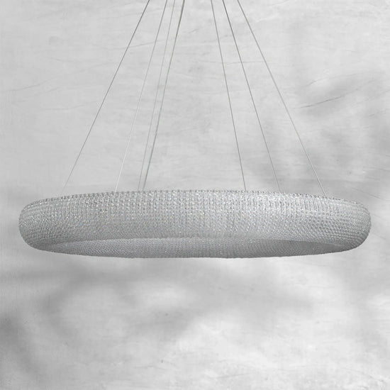 Haze Crystal Round LED Chandelier