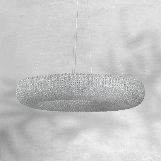 Haze Crystal Round LED Chandelier