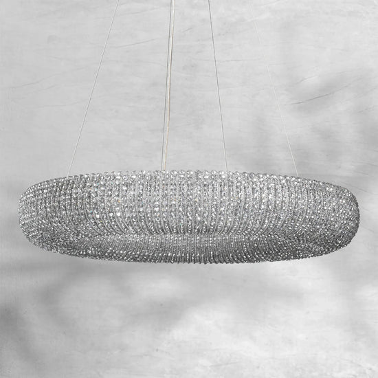Haze Crystal Round LED Chandelier