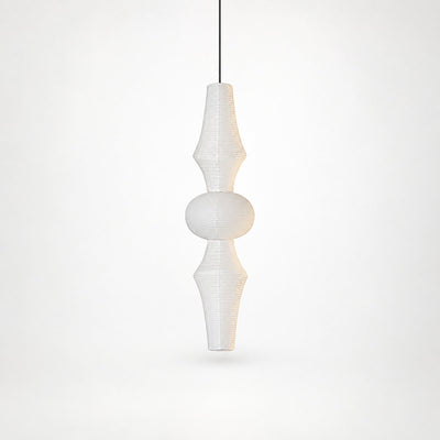 Sculptural Tiered Pendant Light 3 Bulbs