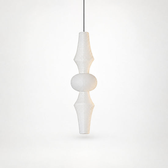Sculptural Tiered Pendant Light 3 Bulbs