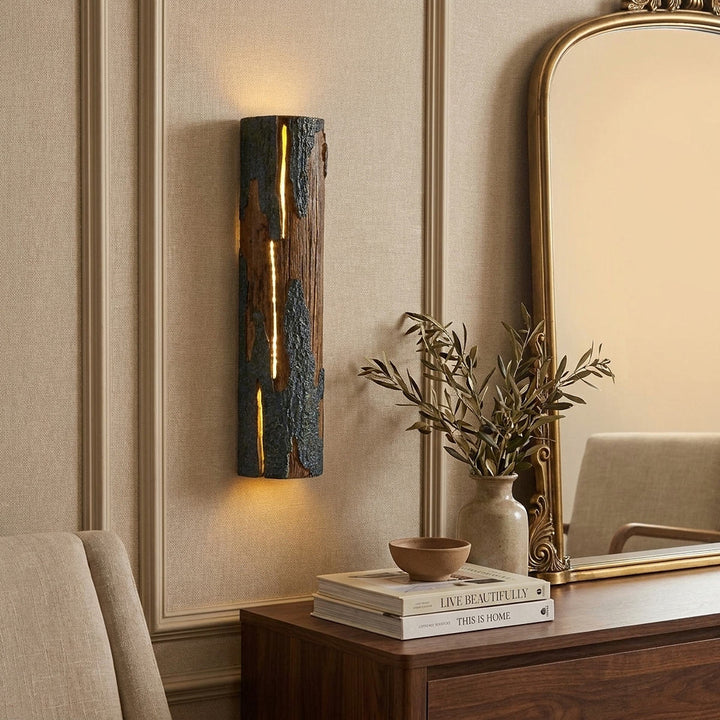 Broken Bark Wall Lamp, 4.7-Inch x H 15-Inch, Warm White for Living Room