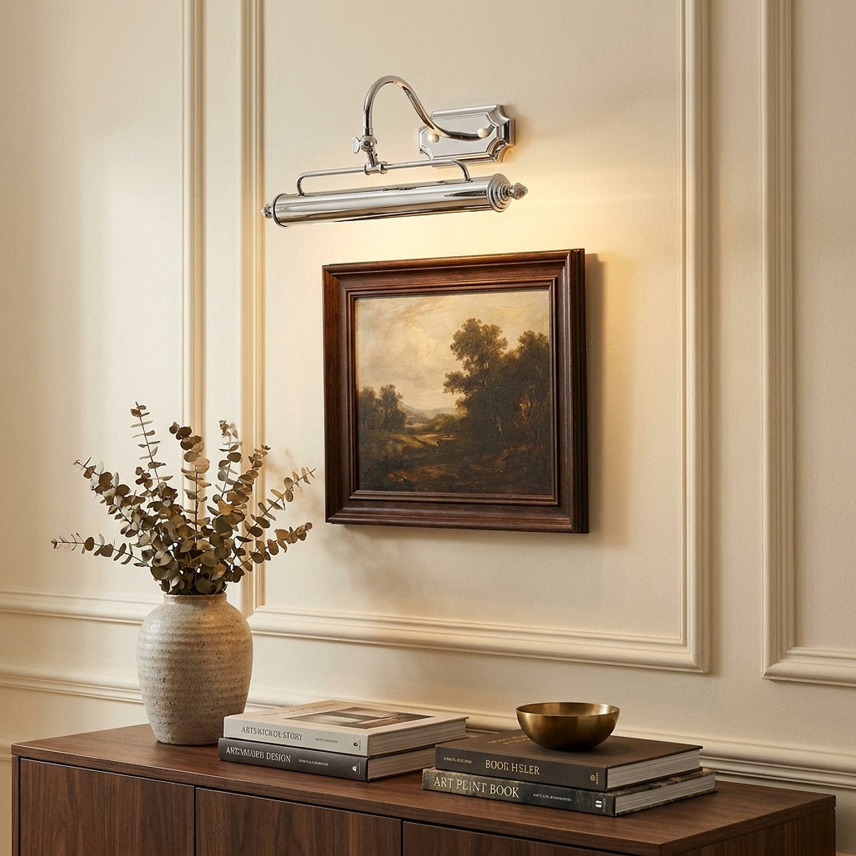 Lumeo Wall Lamp, L 18.1~24.4-Inch x H 12.6-Inch, Gold for Living Room