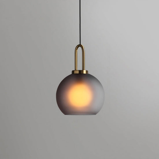Minimalist Artisan Glass Pendant Light