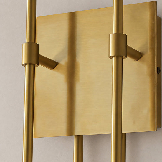 Double Arrow Wall Lamp, 3.9~5.5-Inch x H 23.6-Inch, Antique Brass (brass) for Living Room