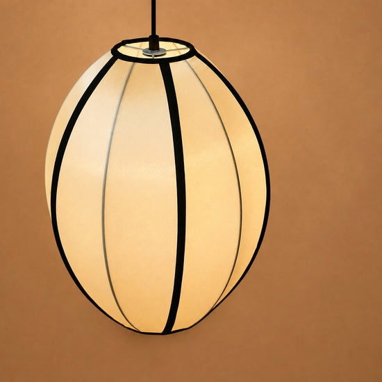Japandi Fabric Lantern Pendant Light Bed Room & Living Room