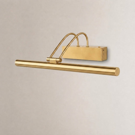 Aureon Linear Rechargeable Wall Lamp, L 15.7-Inch x H 5.1-Inch, Gold~Black, Three-Color Light & USB Charging for Bedroom & Living Room