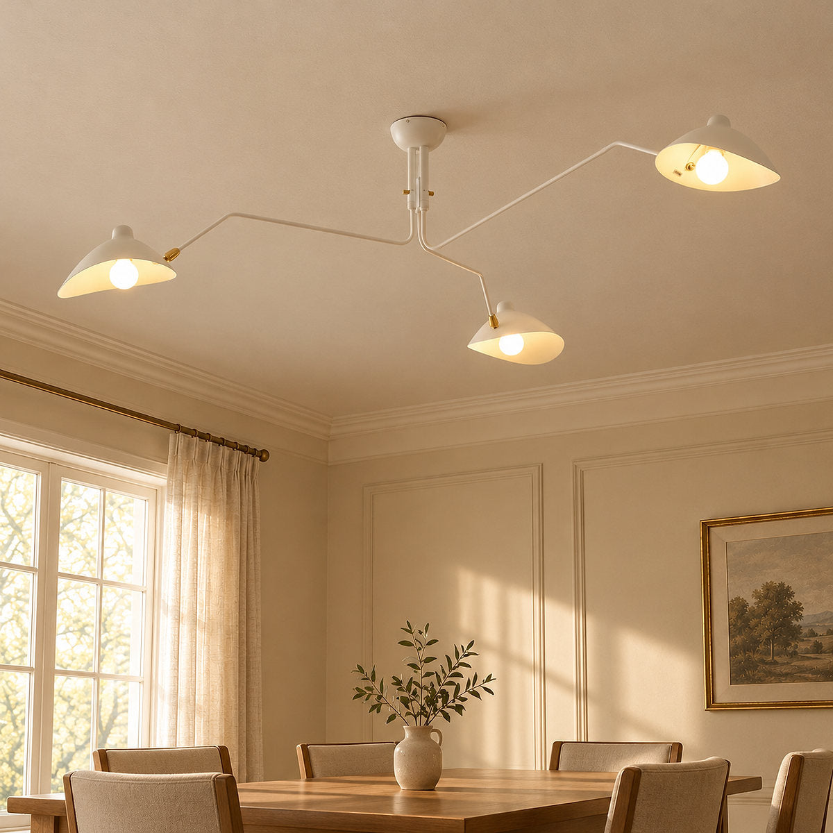 Sculptural Suspended Ceiling Light