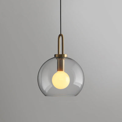 Minimalist Artisan Glass Pendant Light