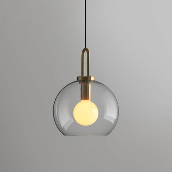 Minimalist Artisan Glass Pendant Light