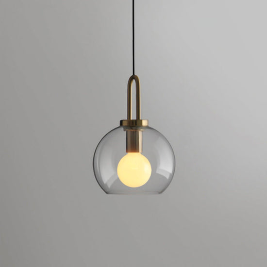 Minimalist Artisan Glass Pendant Light