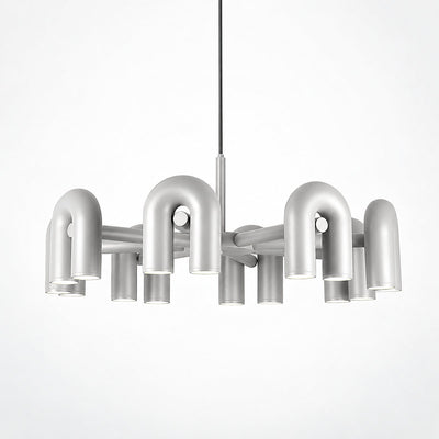 Tricolordeer Adjustable U-Module Aluminum LED Chandelier
