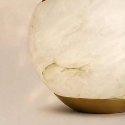Alabaster Globe Pendant Light Collection for Dining Room & Living Room