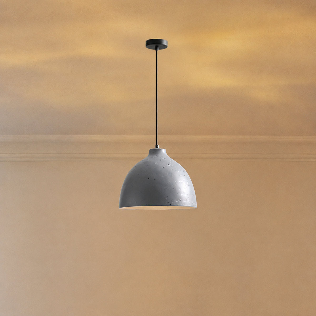 Minimalist Suspended Dome Pendant Light