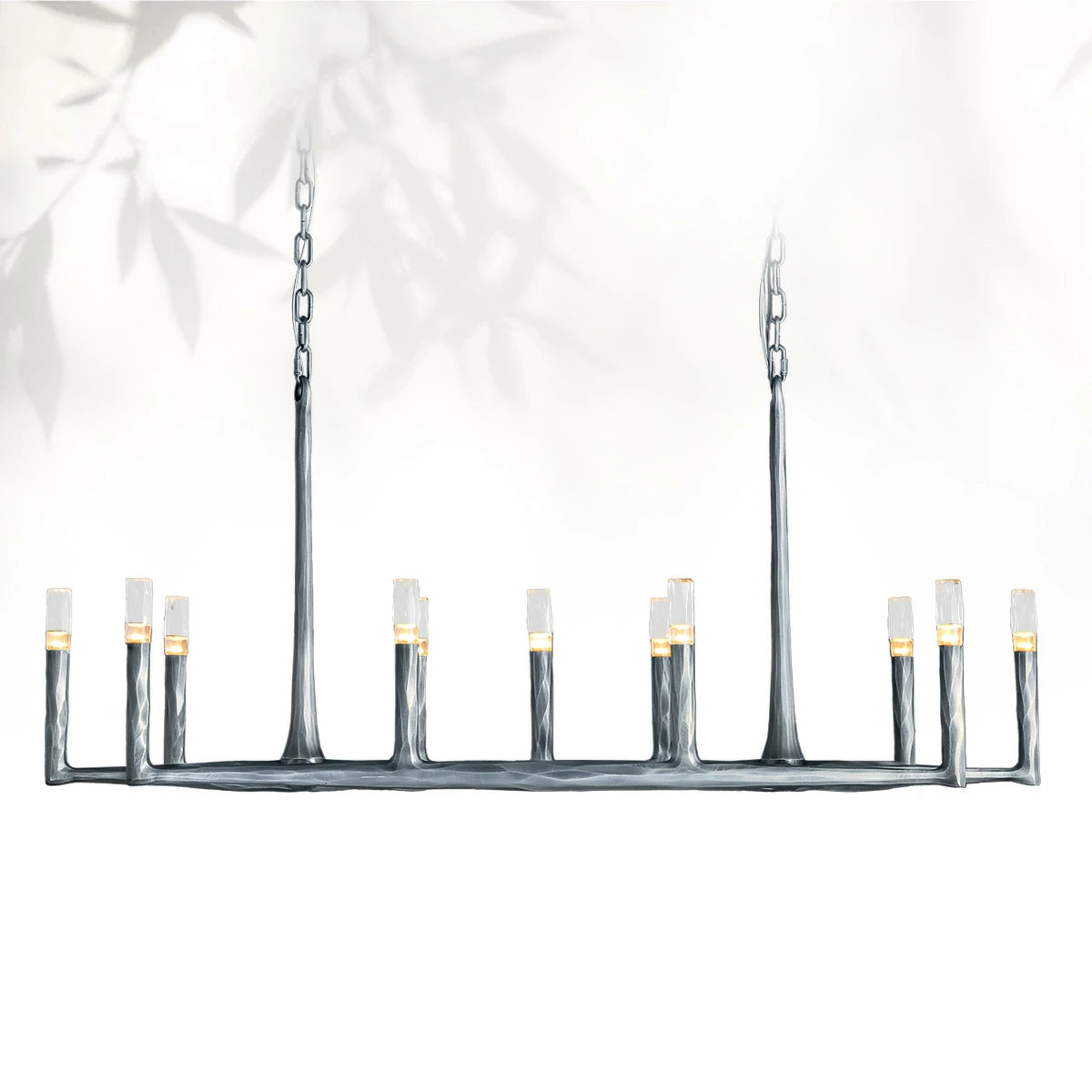 Thaddeas Forged Linear Chandelier 54"/72"/96"