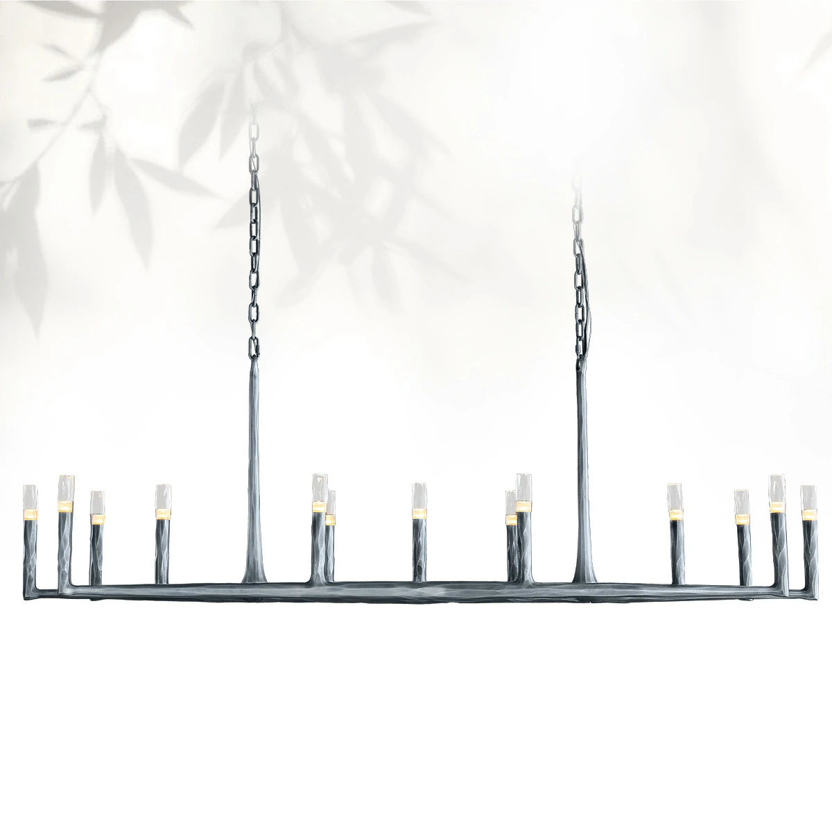 Thaddeas Forged Linear Chandelier 54"/72"/96"