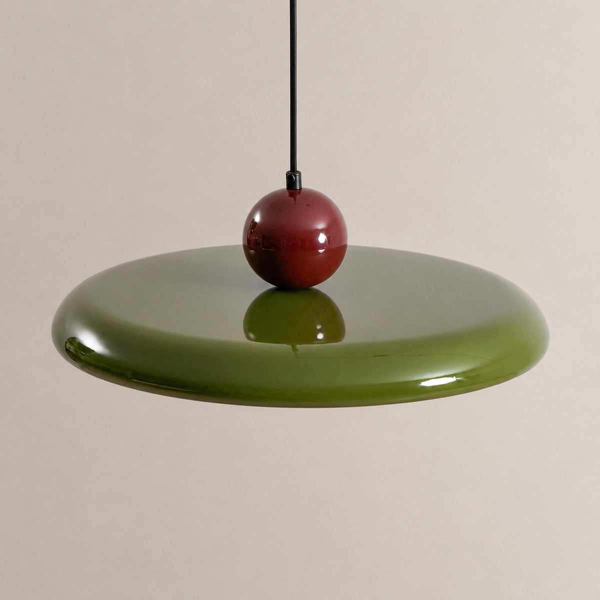 Round Disc Swag Pendant Light