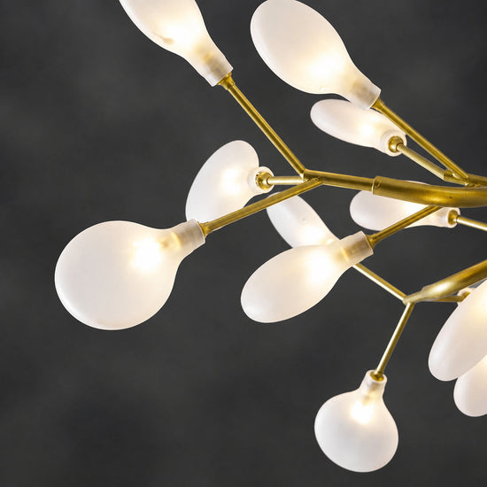 Firefly Starburst Glass Sputnik Chandelier