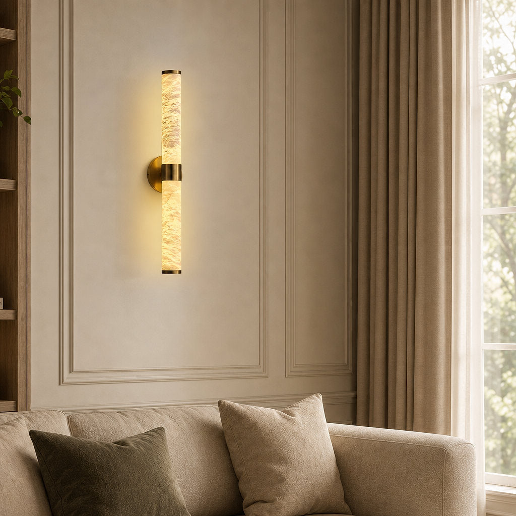 Tricolordeer Linear Alabaster LED Chandelier