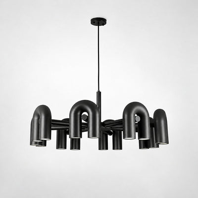 Tricolordeer Adjustable U-Module Aluminum LED Chandelier