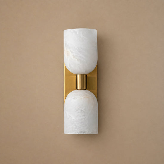 Tricolordeer Symmetrical Dual Light Brass Wall Sconce