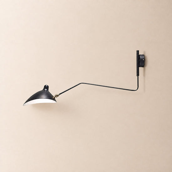 Multi-Arm Spider Wall Lamp, L 55-Inch x H 30.3-Inch, Black for Living Room
