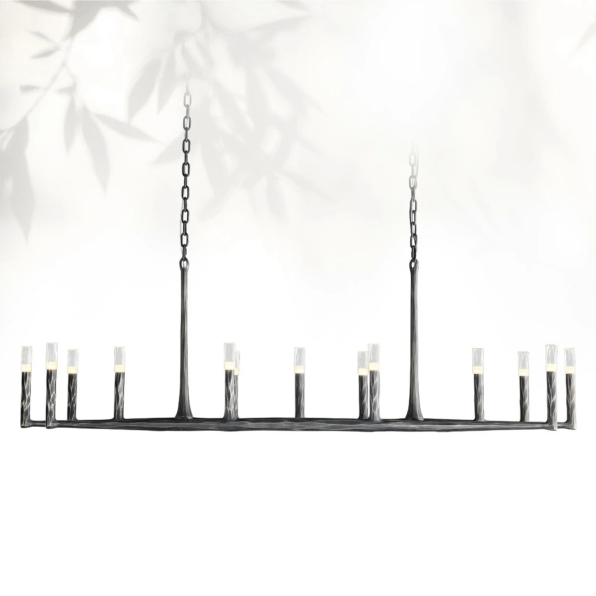 Thaddeas Forged Linear Chandelier 54"/72"/96"