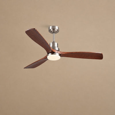 Tricolordeer Contemporary Integrated LED Wood Blade Ceiling Fan