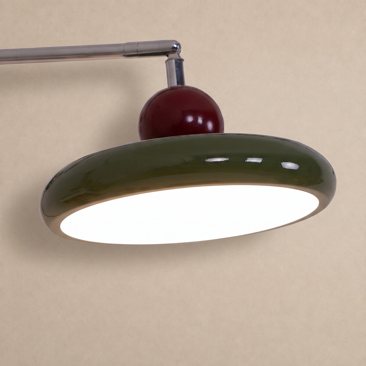 Lola Plug-in Wall Lamp, 7.9-Inch x H 4.7-Inch, Green, Warm Light & US Plug for Bedroom & Living Room