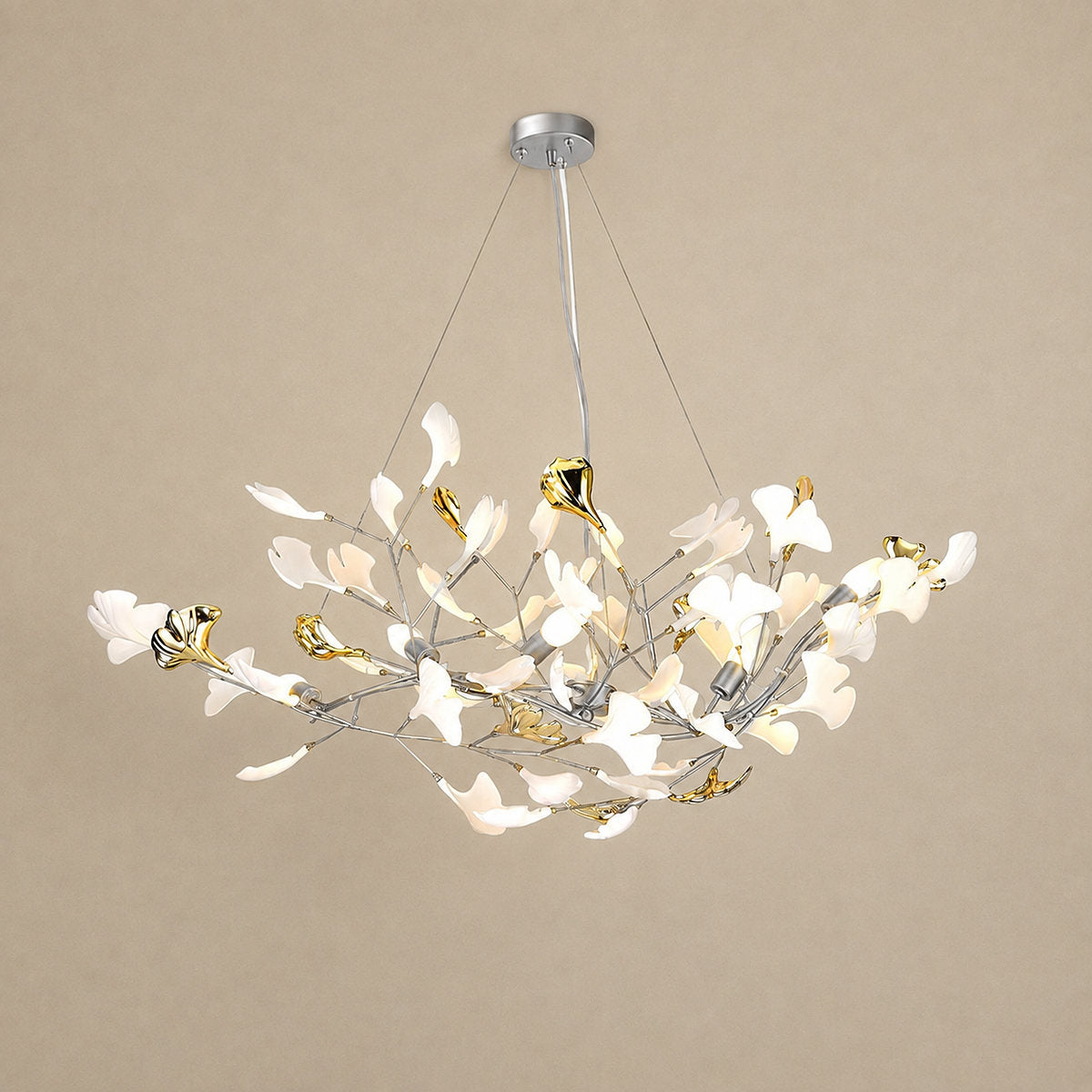 Tricolordeer Botanical Oval 6-10 Light Chandelier