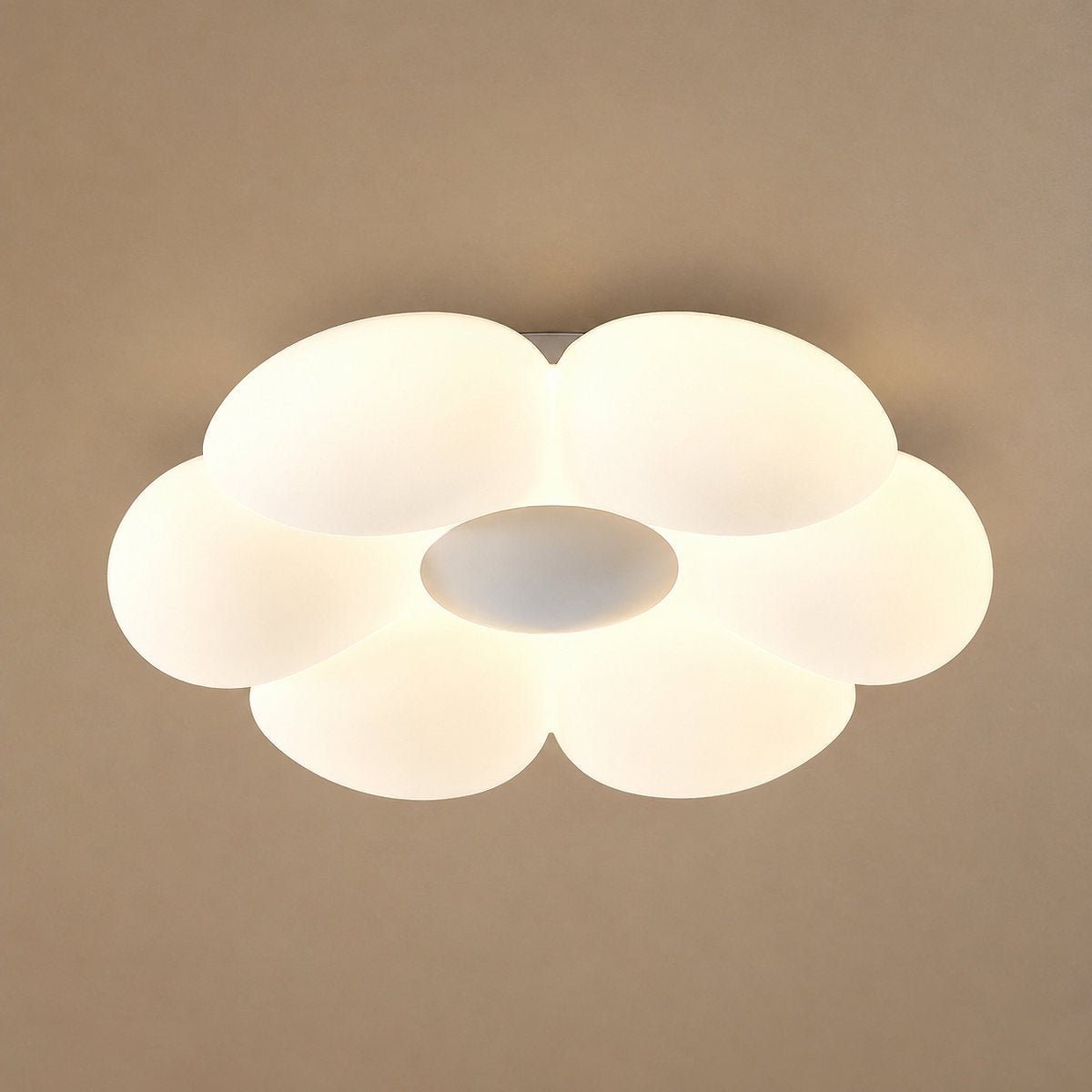 Tricolordeer Blooming Six-Petal LED Ceiling Lamp