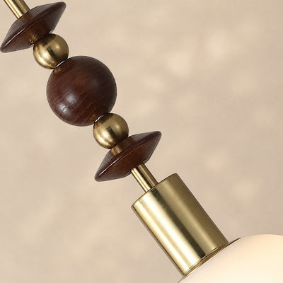Artisan Wood and Glass Pendant Collection for Dining Room & Living Room