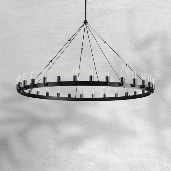 Celestine Vintage Filament Outdoor Round Chandelier