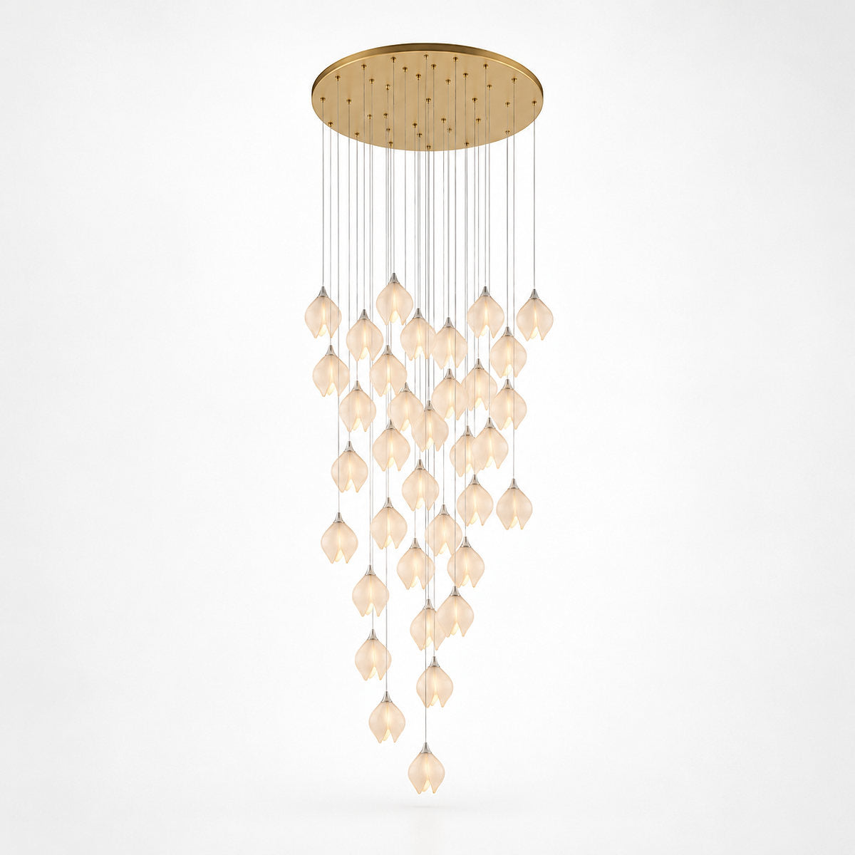 Petal Pendant Light with Versatile Configurations