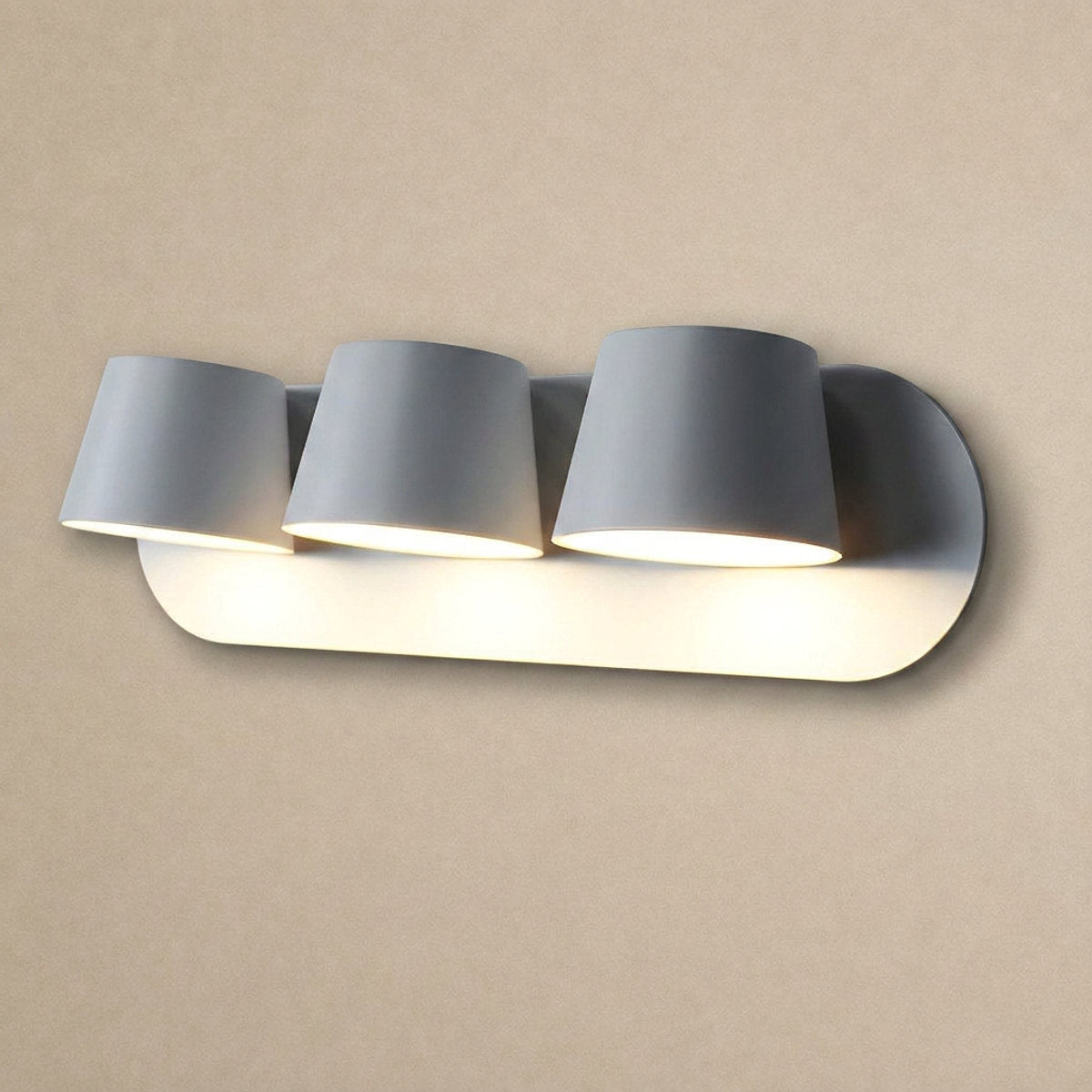 Angle Adjustable Reading Wall Lamp, 4.7~15-Inch x H 4.7-Inch, White, Warm Light for Bedroom & Living Room