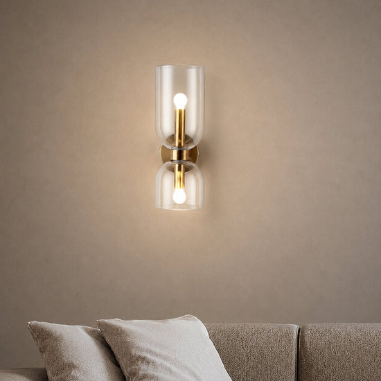 Edie Wall Lamp, 4.7-Inch x H 13.8-Inch, Gold for Living Room