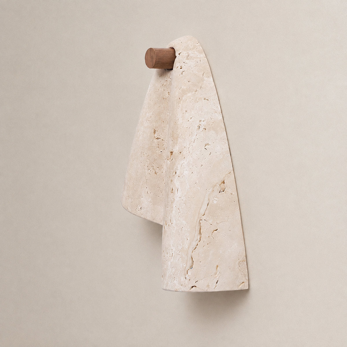 Velo Draped Stone Wall Lamp, 7.5-Inch x H 10.6-Inch, Yellow Travertine for Living Room & Dining Room