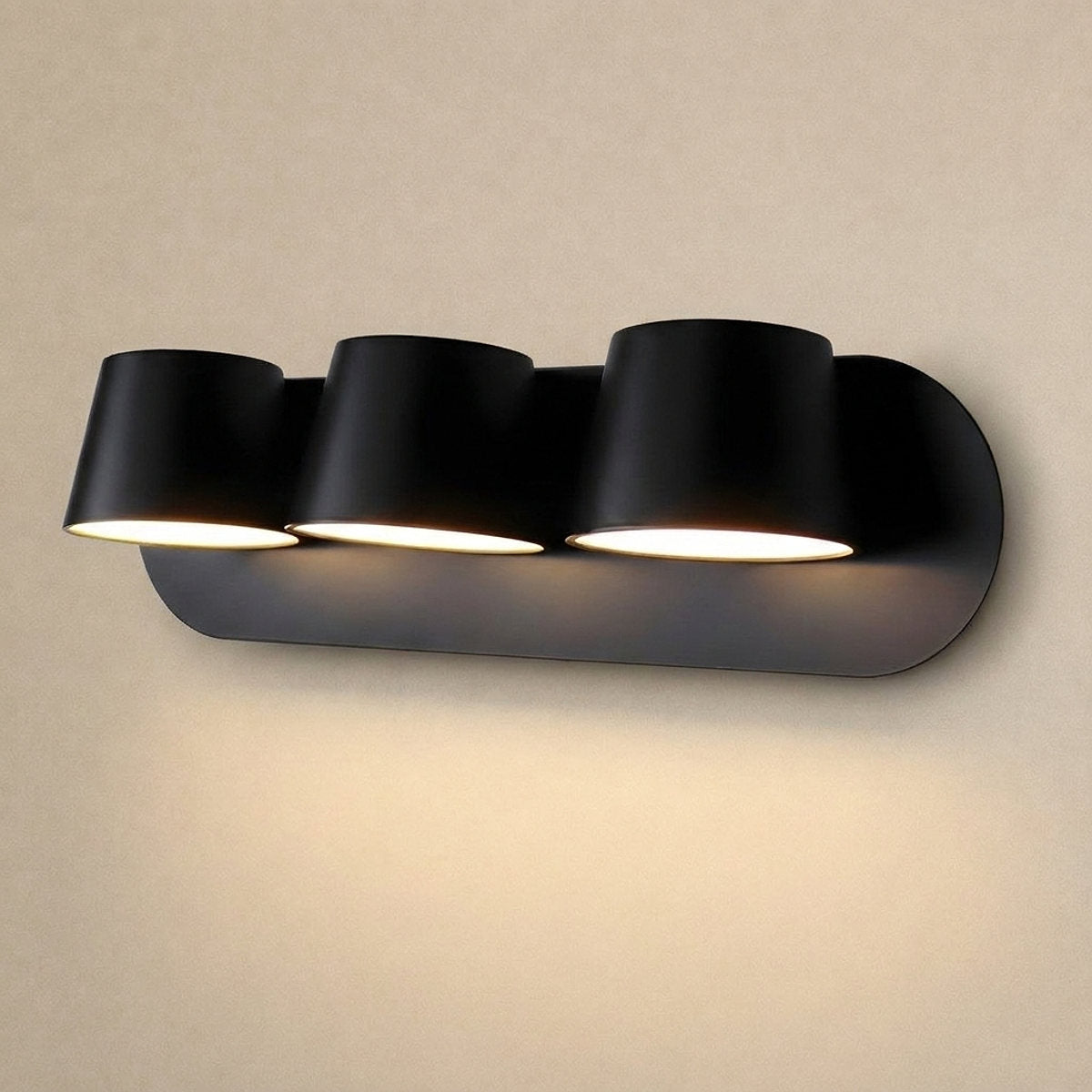 Angle Adjustable Reading Wall Lamp, 4.7~15-Inch x H 4.7-Inch, White, Warm Light for Bedroom & Living Room