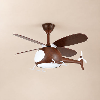 Tricolordeer Aviation Helicopter Ceiling Fan Light