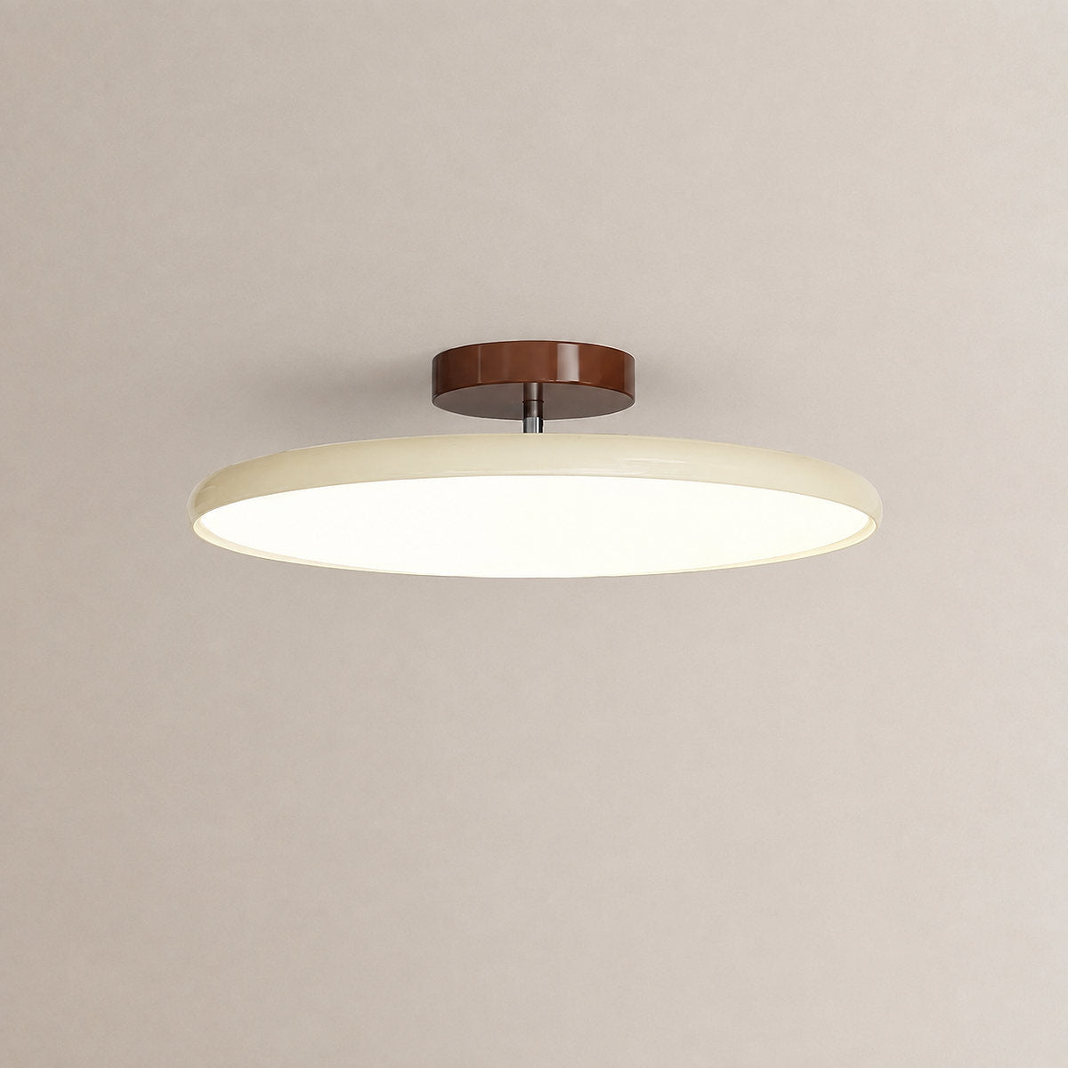 Drift Adjustable Ceiling Light, 11.8~19.7-Inch x H 3.5-Inch, Green, Triac Warm Dimming for Living Room & Bedroom