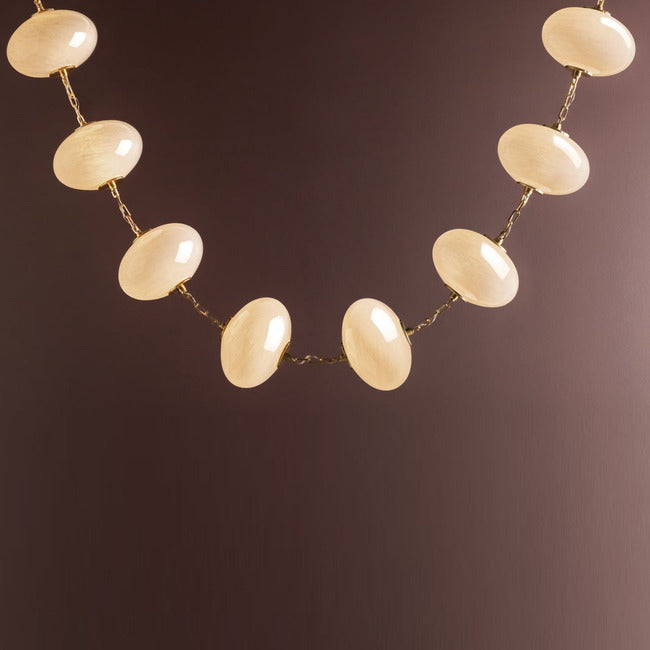 Lattice Glass Chandelier