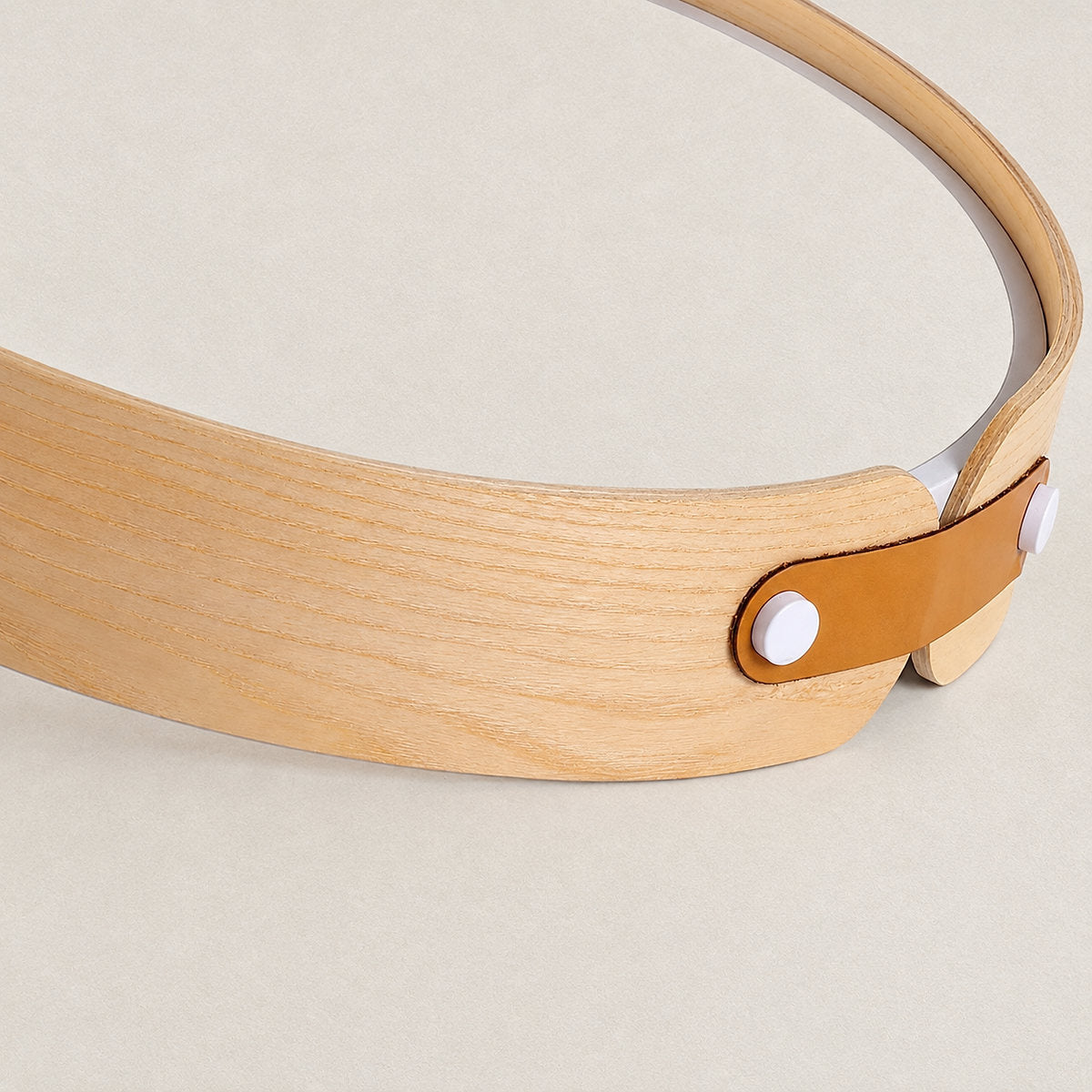 Acrylic Ceiling Light in Wood and Walnut Finishes