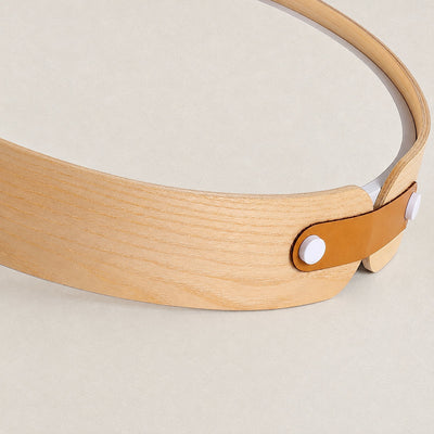 Acrylic Ceiling Light in Wood and Walnut Finishes
